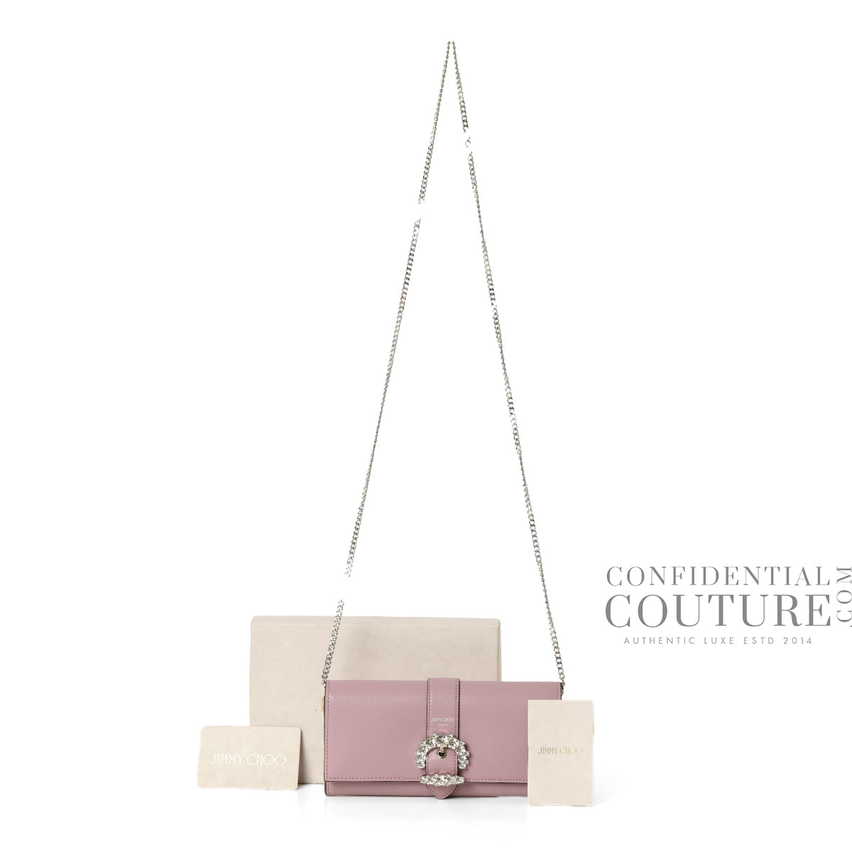 Mauve Cheri Wallet On Chain Bag