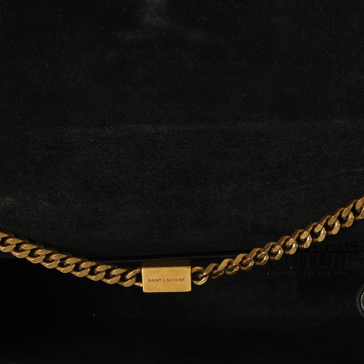 Silver/Black Python Embossed Kate Medium Shoulder Bag