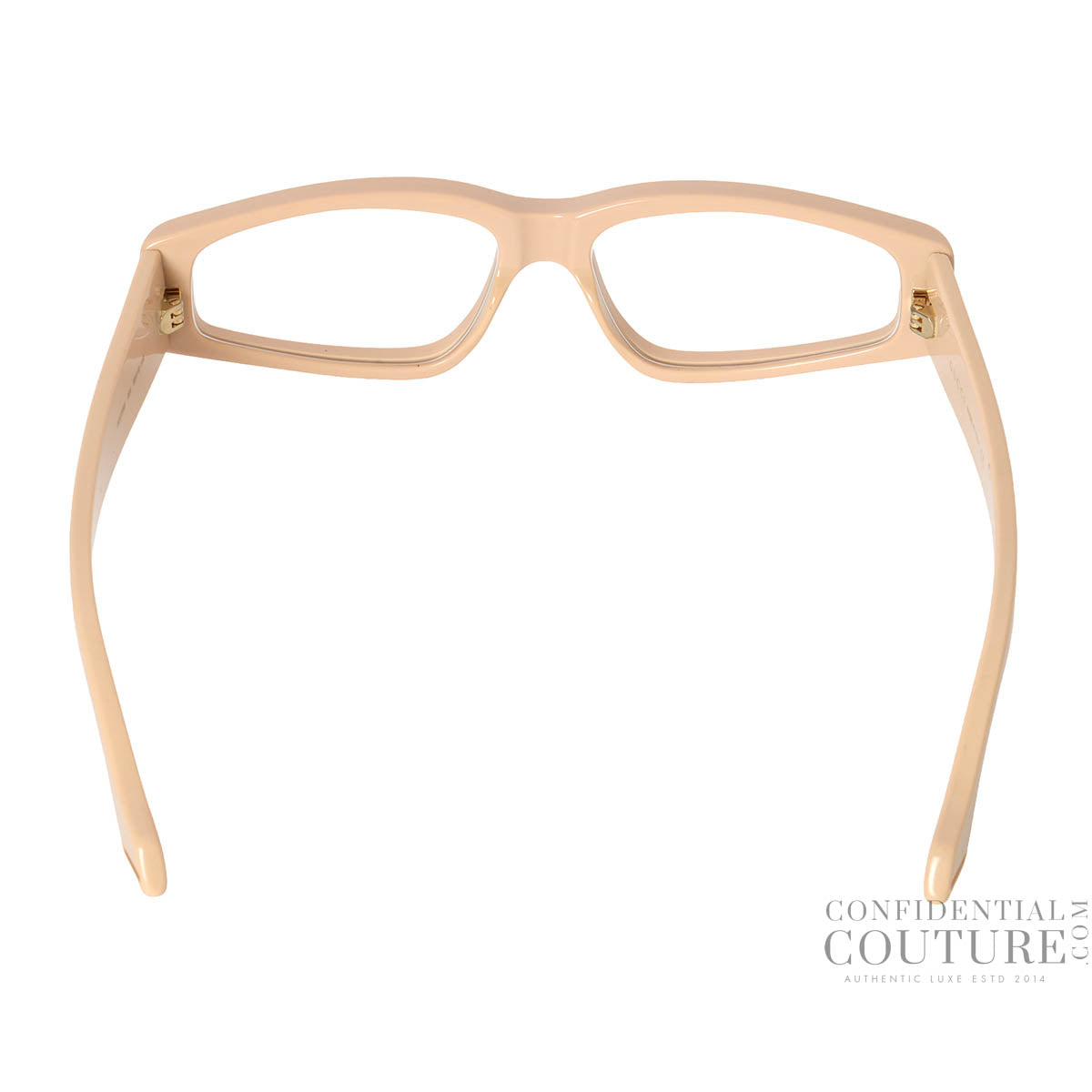 Nude Pink GG07065 004 Acetate Reading Glasses For Women, Number 2.5-3 Both Sides