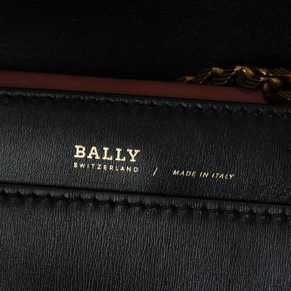 Black Leather Side Buckle Bag