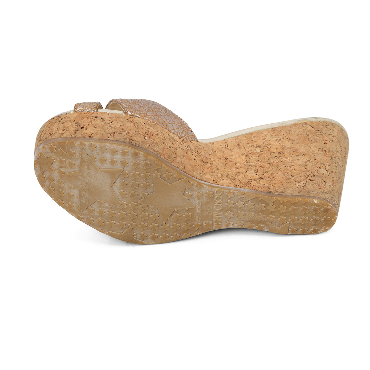 Gold Almer 105 Wedge Sandals- 36