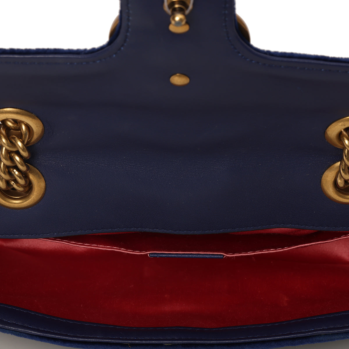 GG Marmont Velvet Shoulder Bag