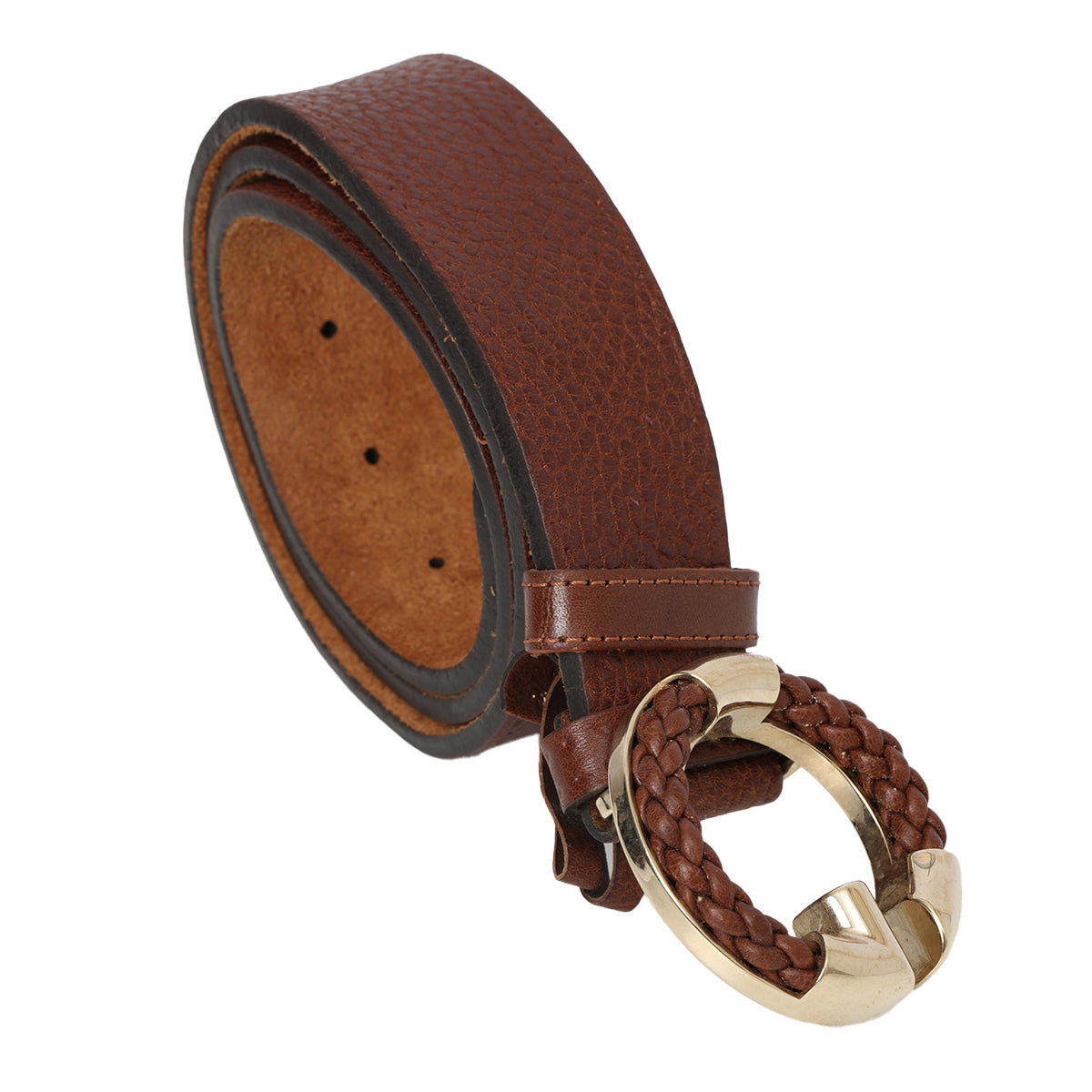 Brown Calfskin G Belt 34