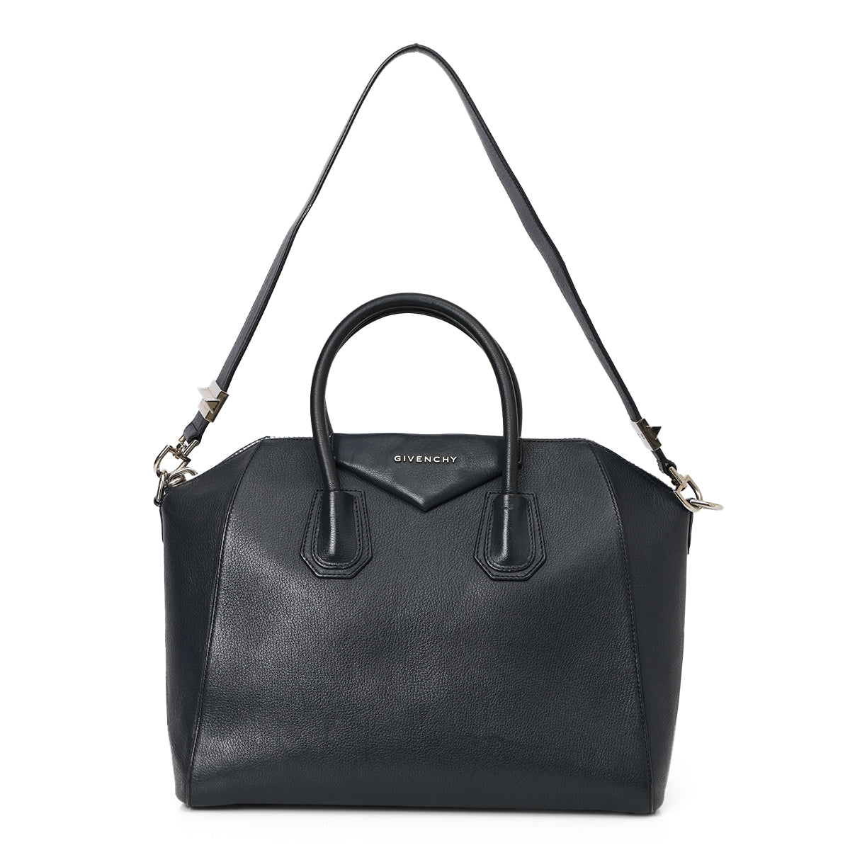 Navy Medium Antigona Bag