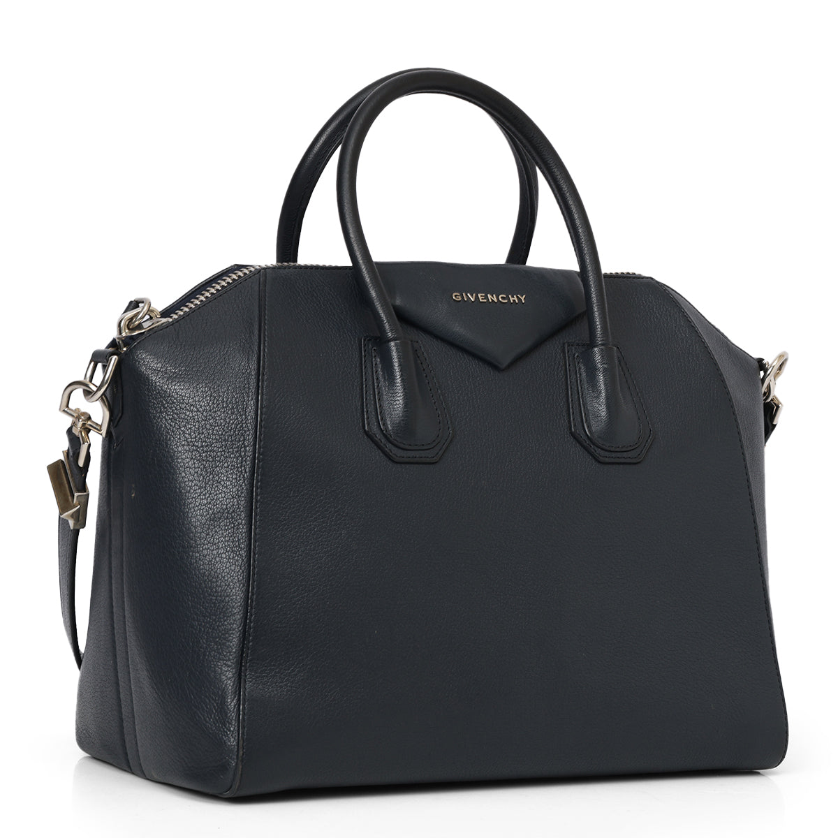 Navy Medium Antigona Bag