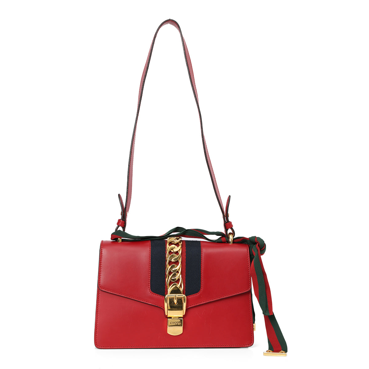 Sylvie Red Small Shoulder Bag