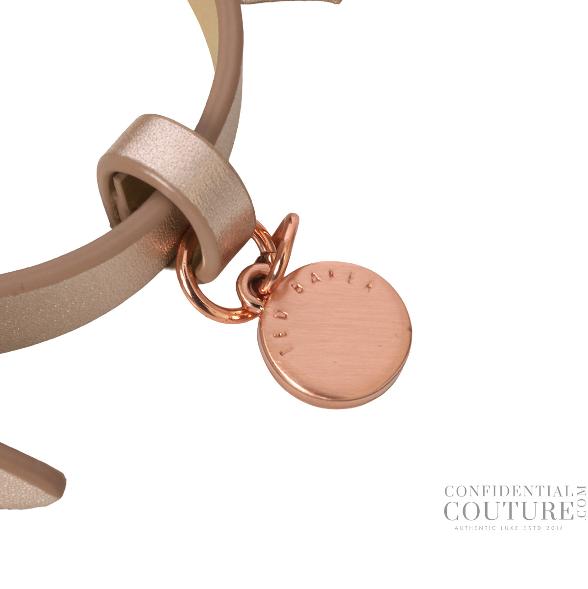 Rose Gold Bow Leather Bracelet