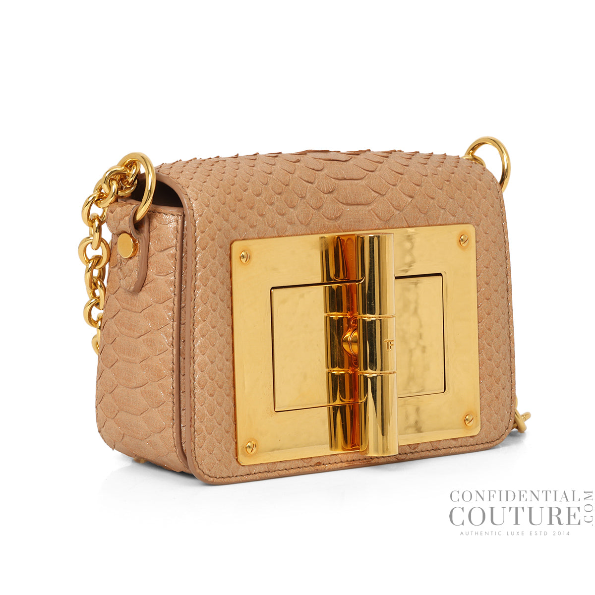 Natalia Pink Python Shoulder Bag