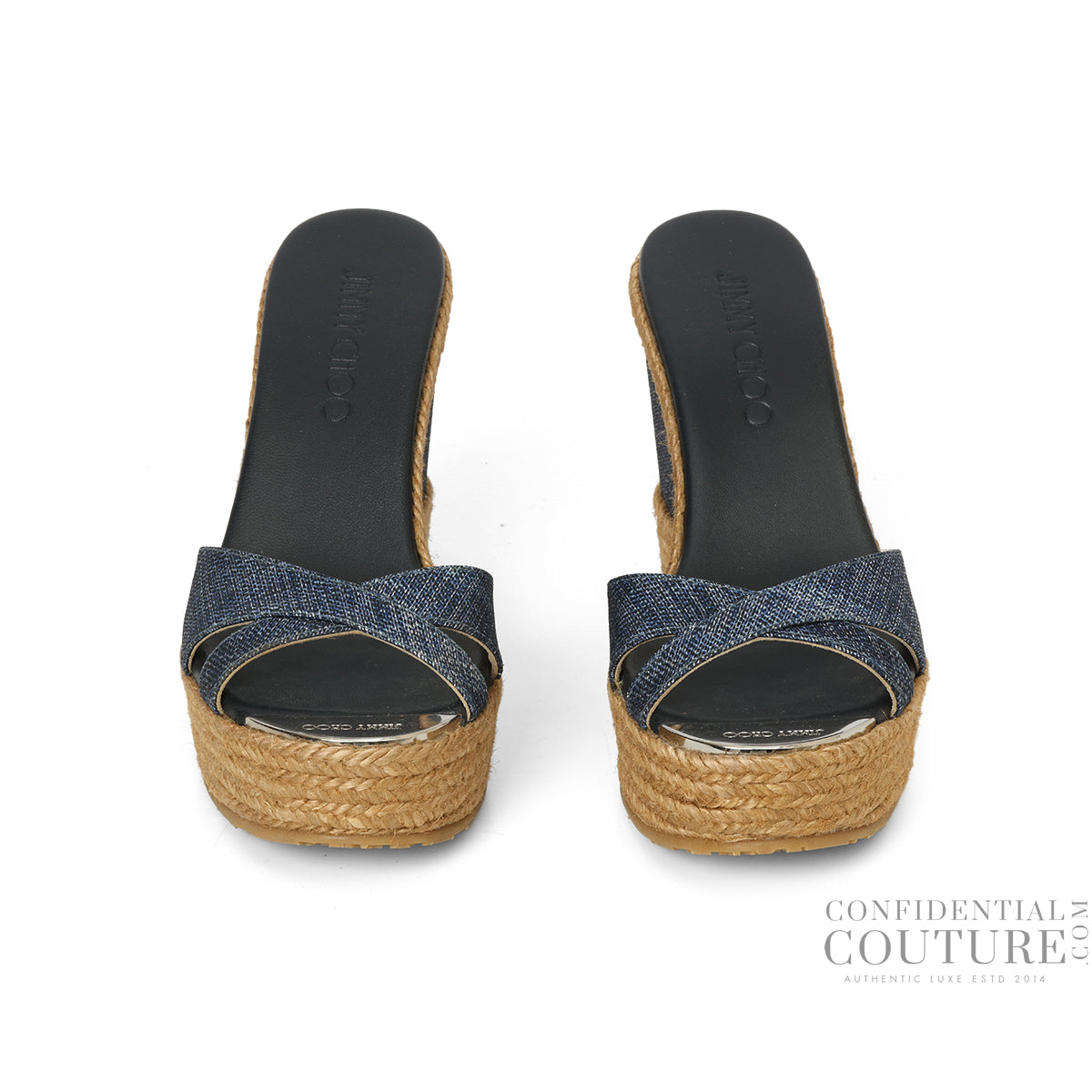 Almer Blue Wedge Sandals EU 35 | UK 2 | US 5