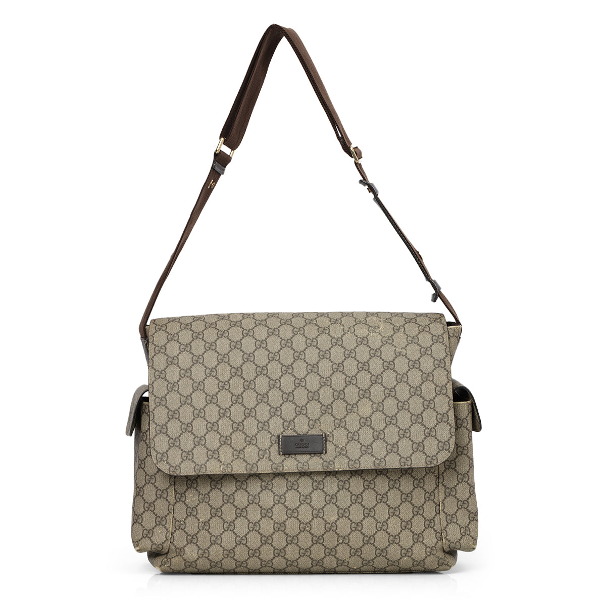 Ophidia Printed Coated-Canvas Diaper Bag