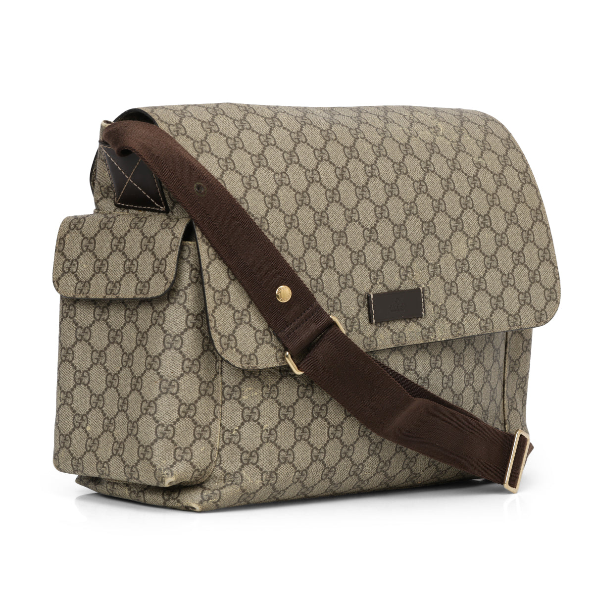 Ophidia Printed Coated-Canvas Diaper Bag