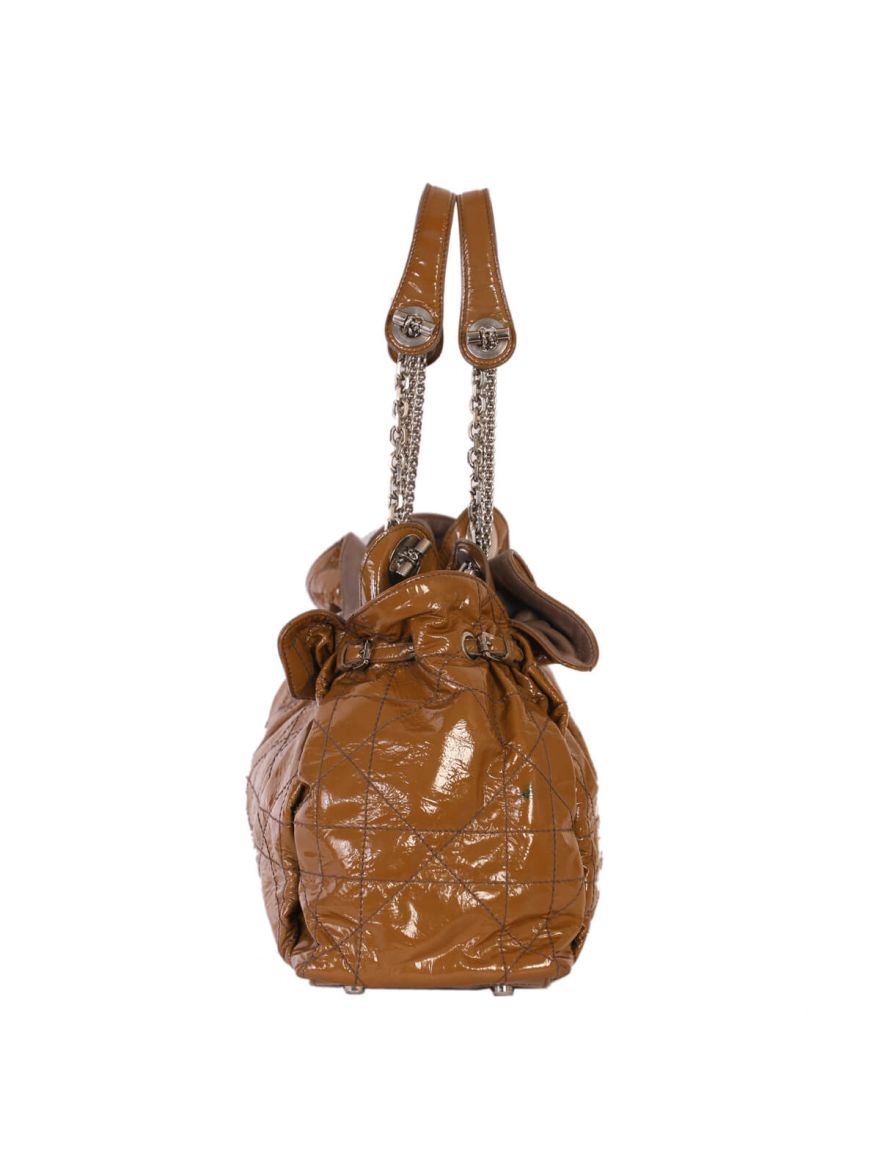 Brown Cannage Leather Le Trente Bag