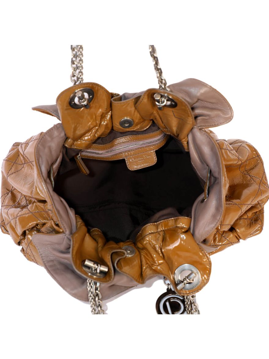 Brown Cannage Leather Le Trente Bag