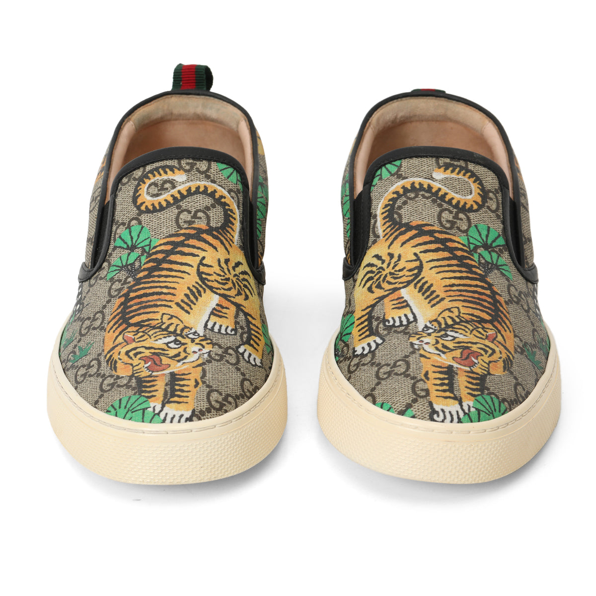GG Supreme Bengal Tiger slip-On Sneakers Size: 40