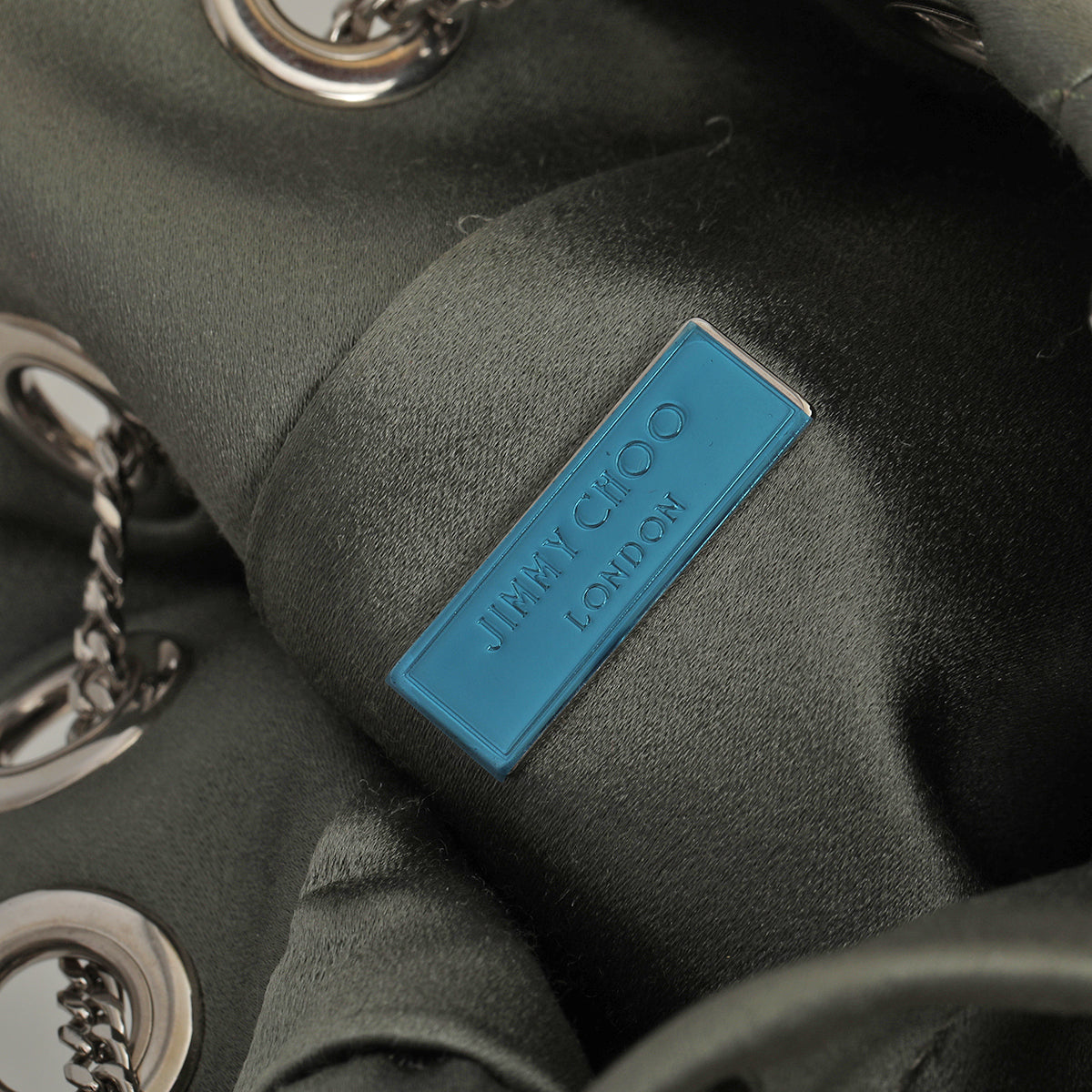 Bon Bon Mini Satin Bag With Metal Top Handle