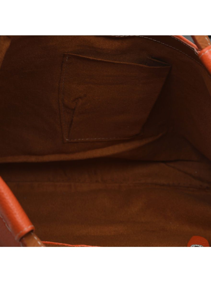 Two Tone Leather Handbag