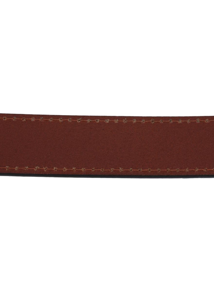 Logo Brown Vintage Belt 36