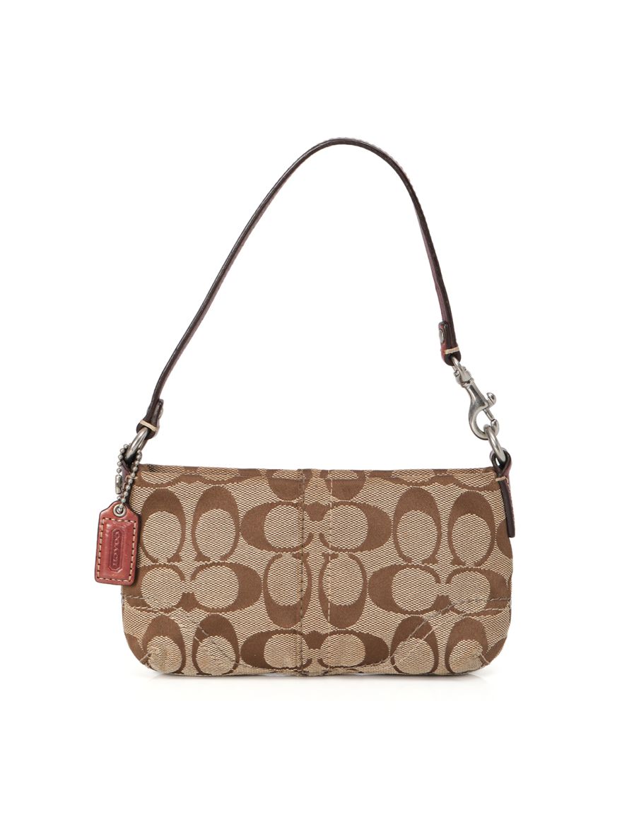 Jacquard Monogram Wristlet Mini