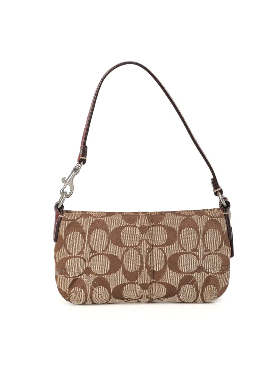 Jacquard Monogram Wristlet Mini