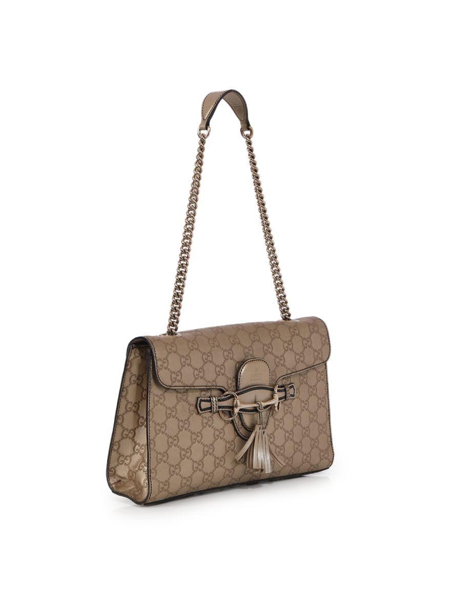 Guccissima Leather Emily Shoulder Bag Medium