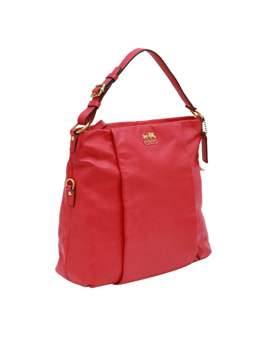 Pink Leather Shoulder Bag