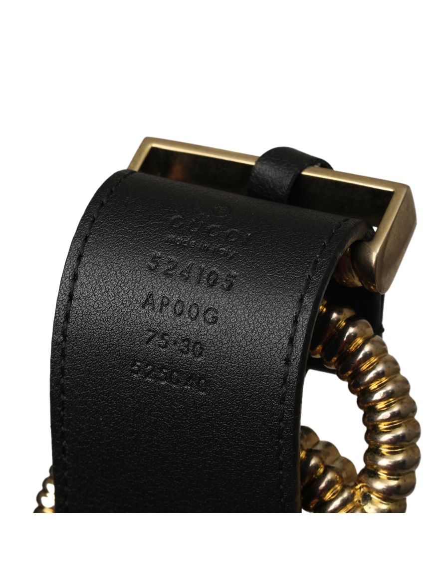 Torchon GG Marmont Leather Belt 75/30