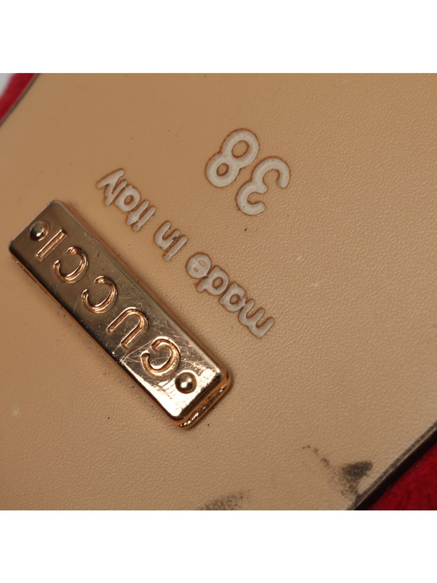 Double G Logo Suede Pumps -38