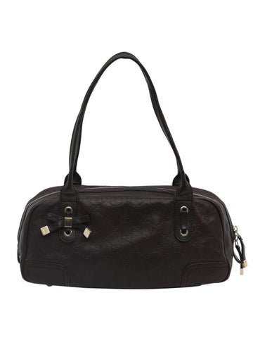 Vintage Guccisiima Leather Shoulder Bag