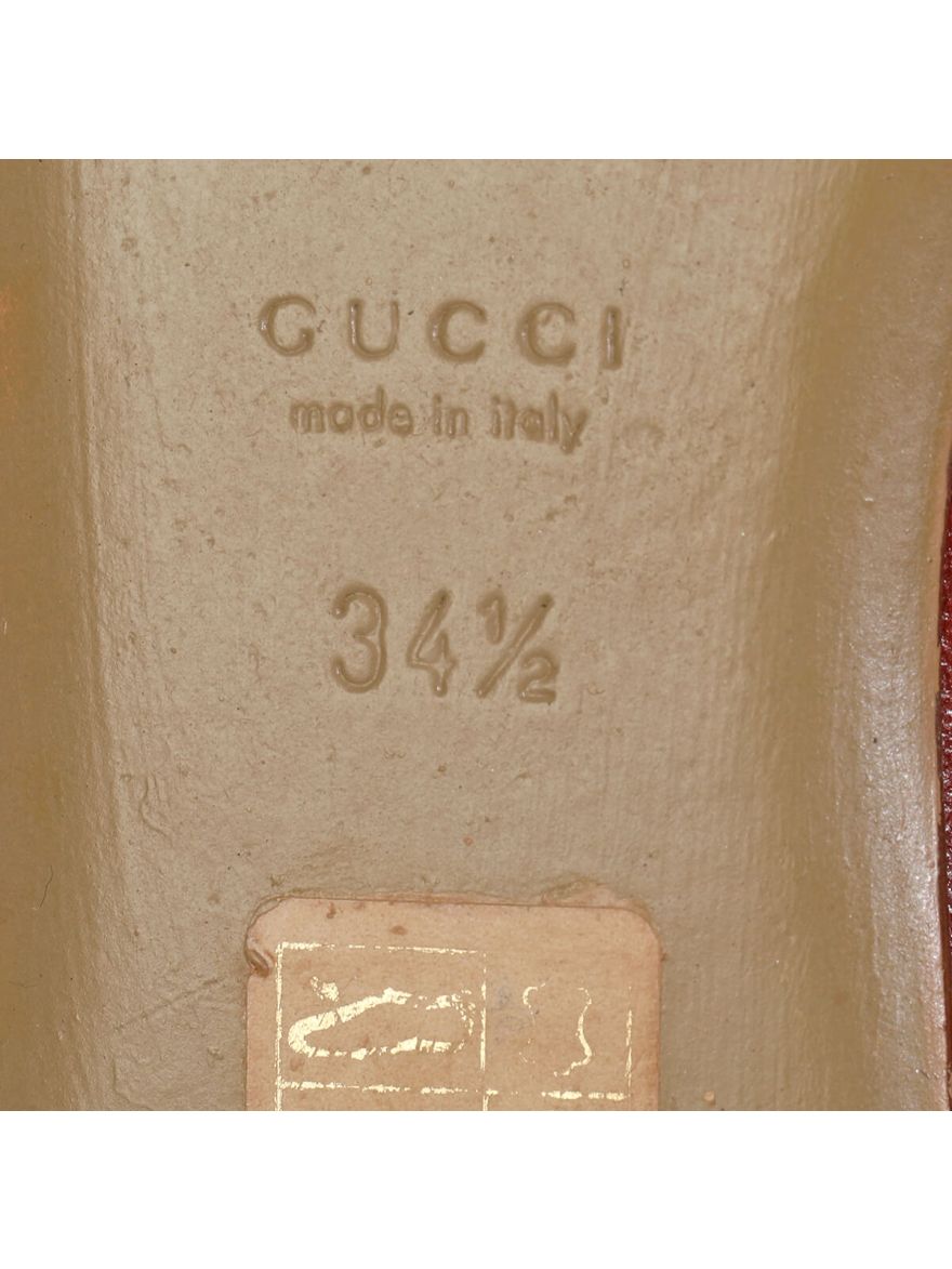 Brick Red Studded Ballet Flats/Size-34.5EUR