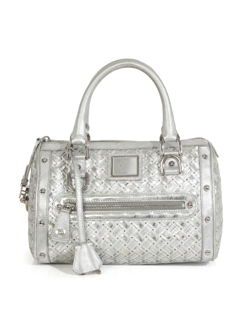 Silver Metallic Handbag