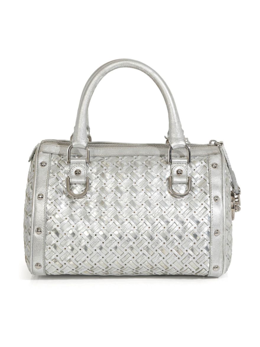 Silver Metallic Handbag