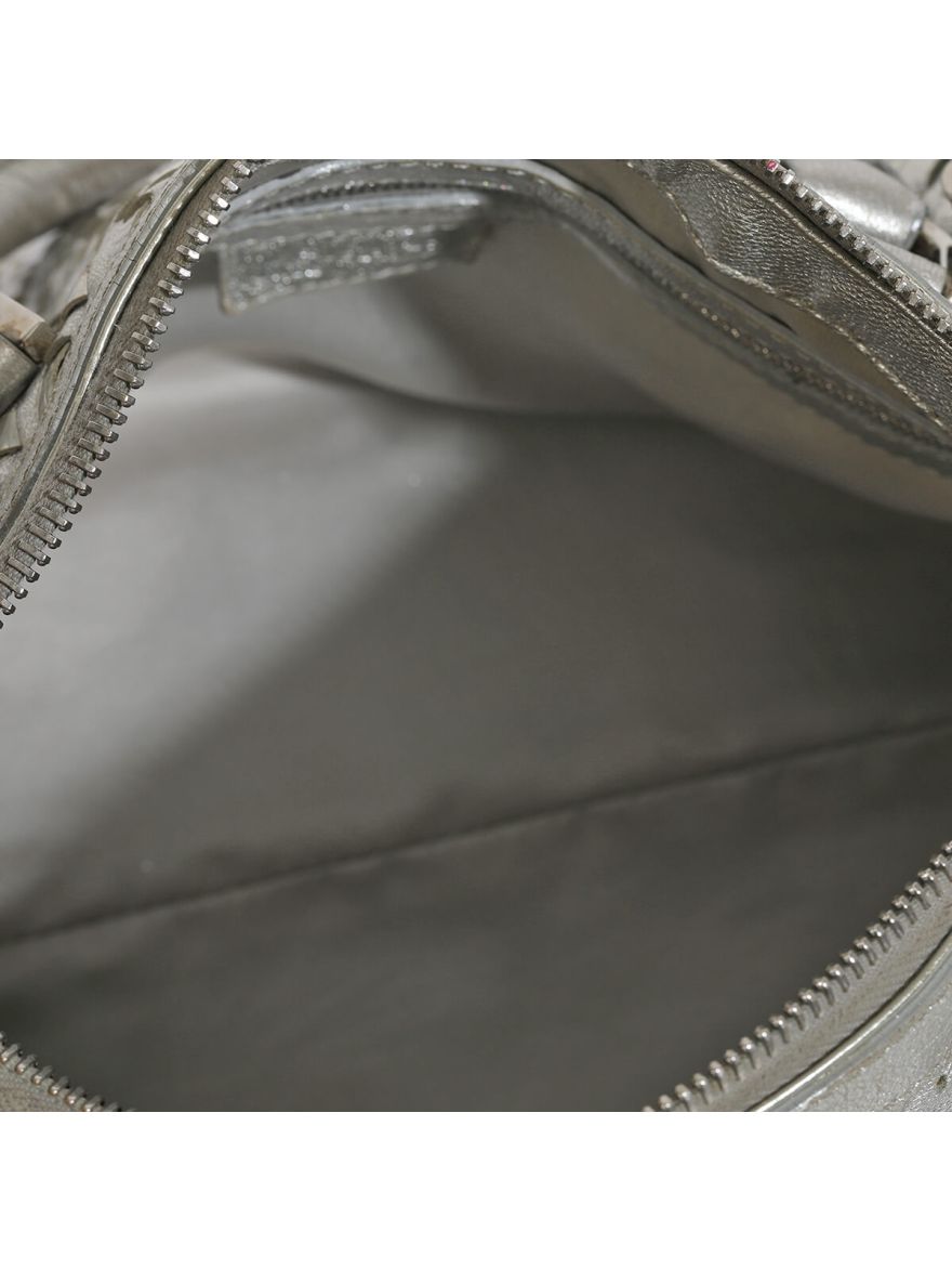 Silver Metallic Handbag