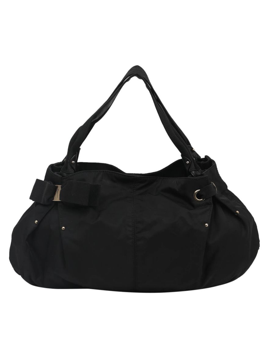 Nylon Bow Hand Bag
