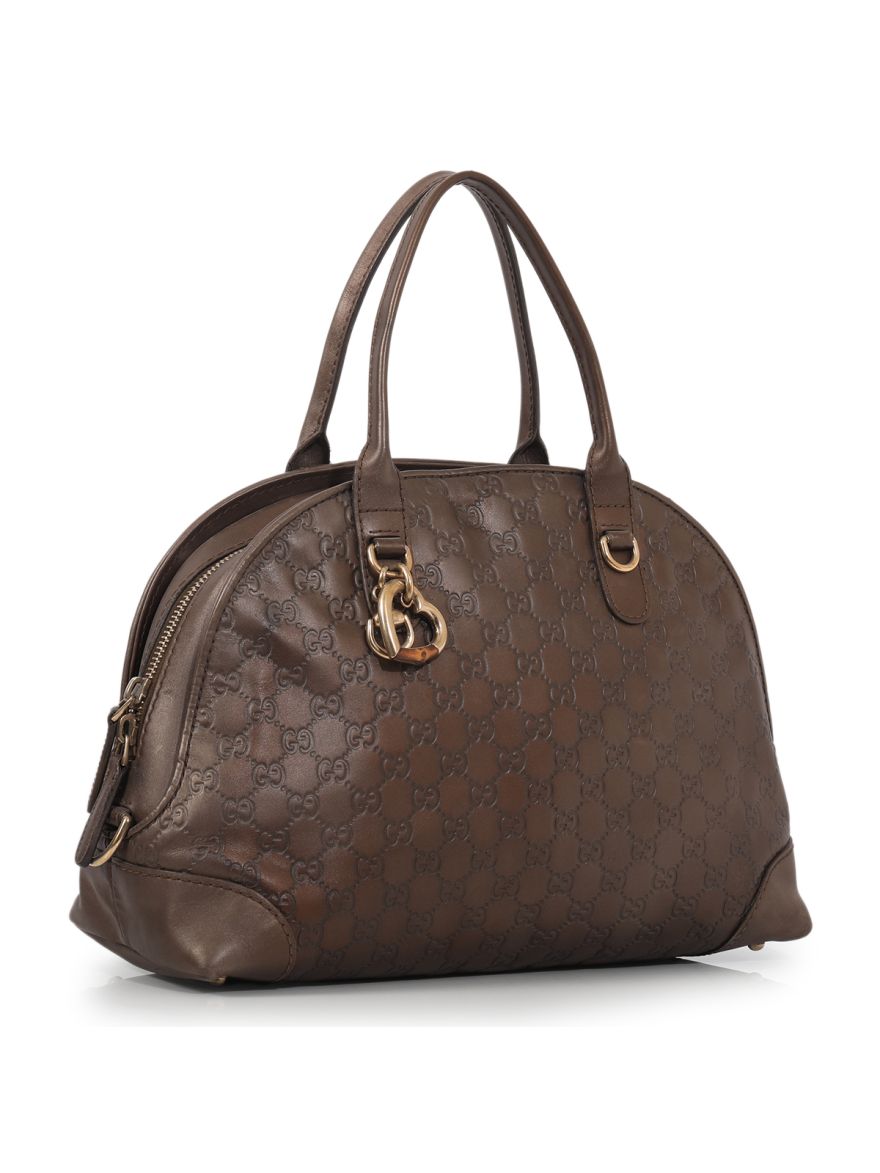 Heart-Bit Guccissima Satchel