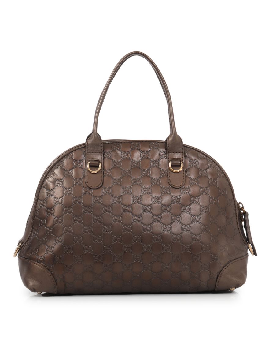 Heart-Bit Guccissima Satchel