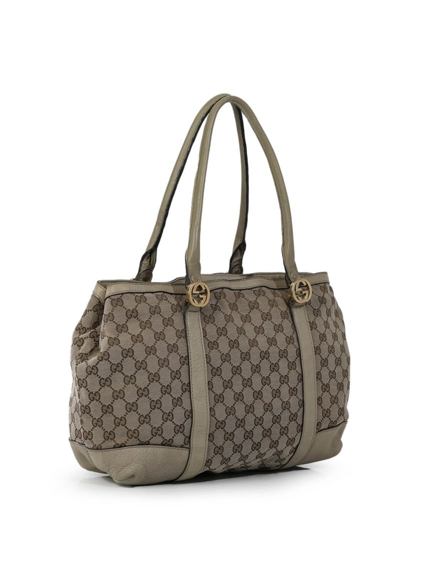 GG Canvas Small Lovely Heart Tote