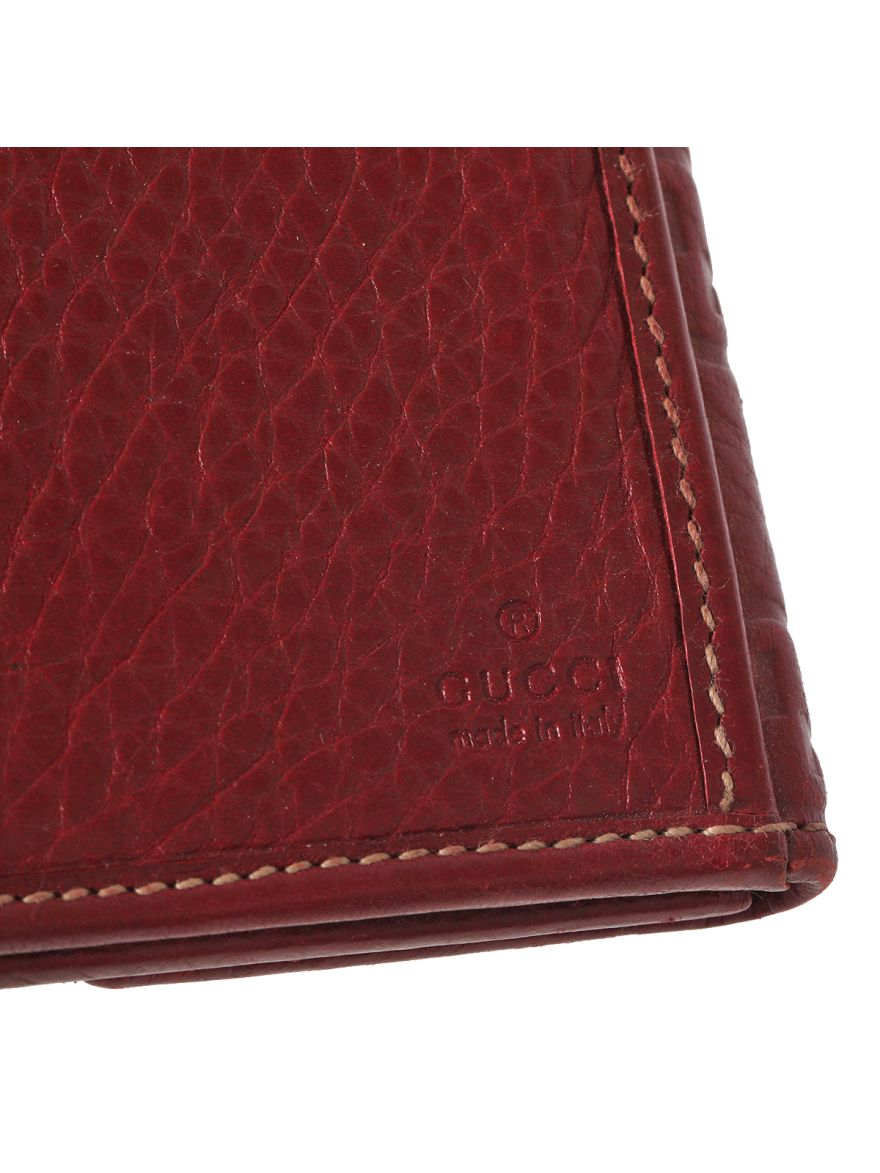 Guccissima Indy Wallet (Deep red)
