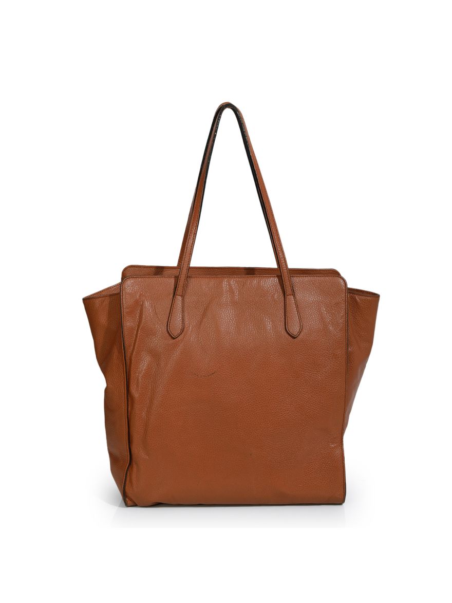 Interlocking Tan G Dollar Tote One Size