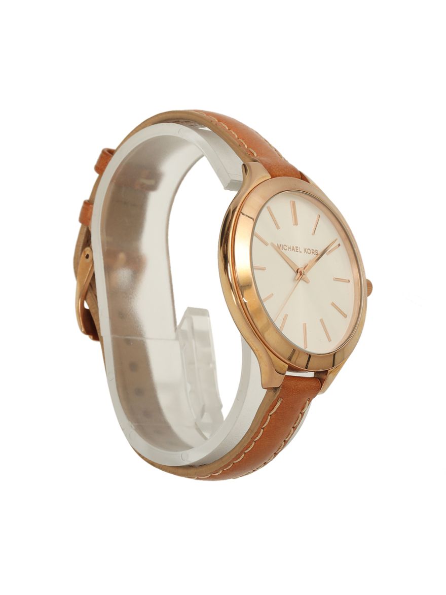 Analog Champagne Dial watch