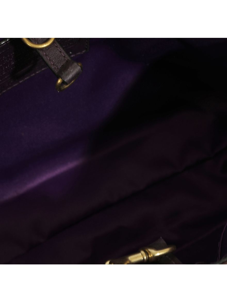 Brown Peyton Op Art Mini Tote