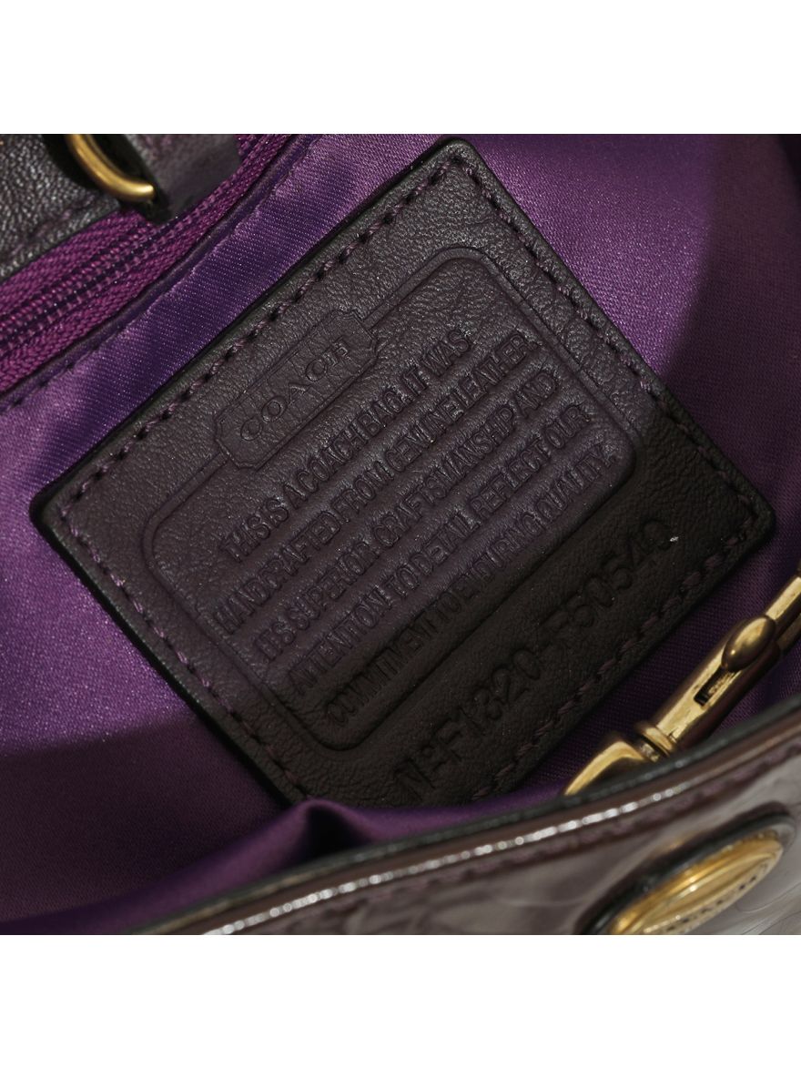 Brown Peyton Op Art Mini Tote