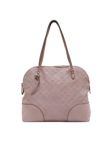 Monogram Leather Shoulder Bag