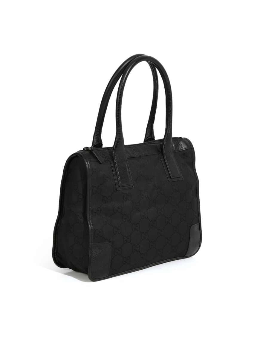 Black Guccissima Shoulder Bag Medium