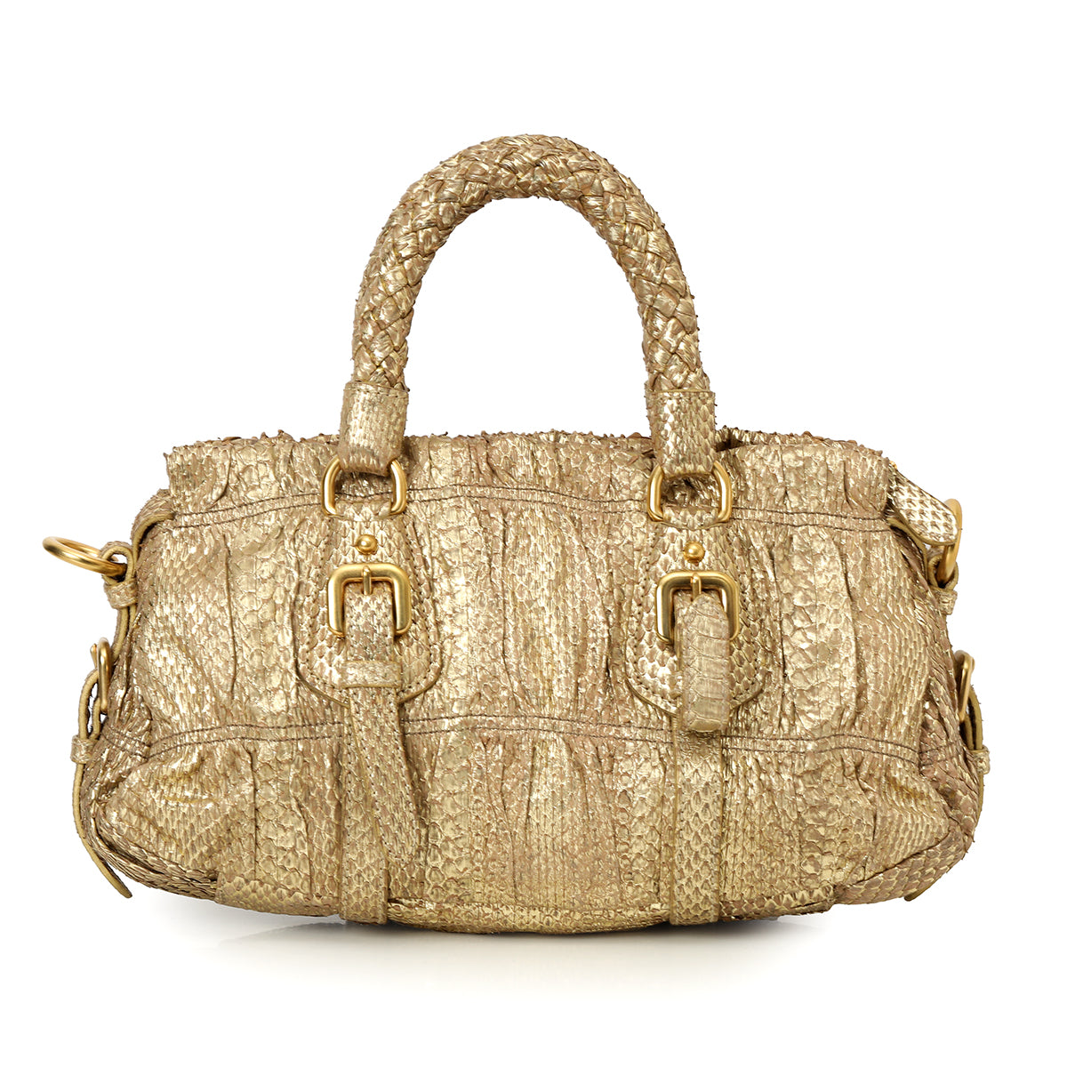 Ayers Viper Gaufré Handle Bag Small