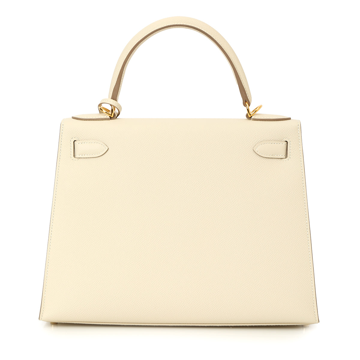 Kelly 28 Craie Epsom White Color Bag