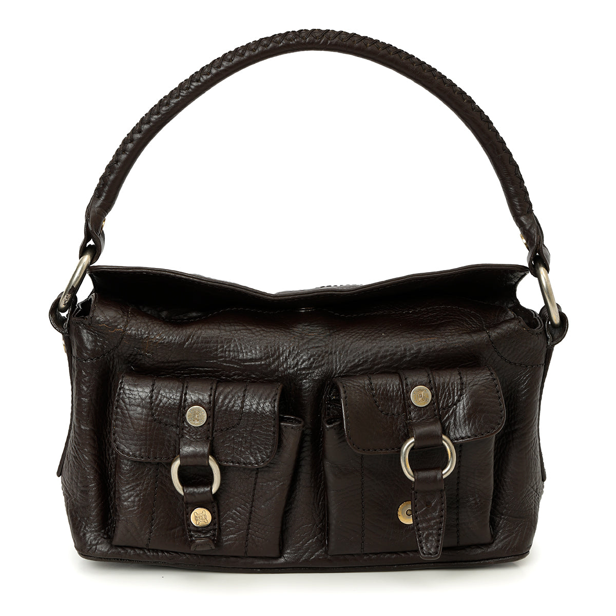 Vintage Ddouble Pocket Bag One Size