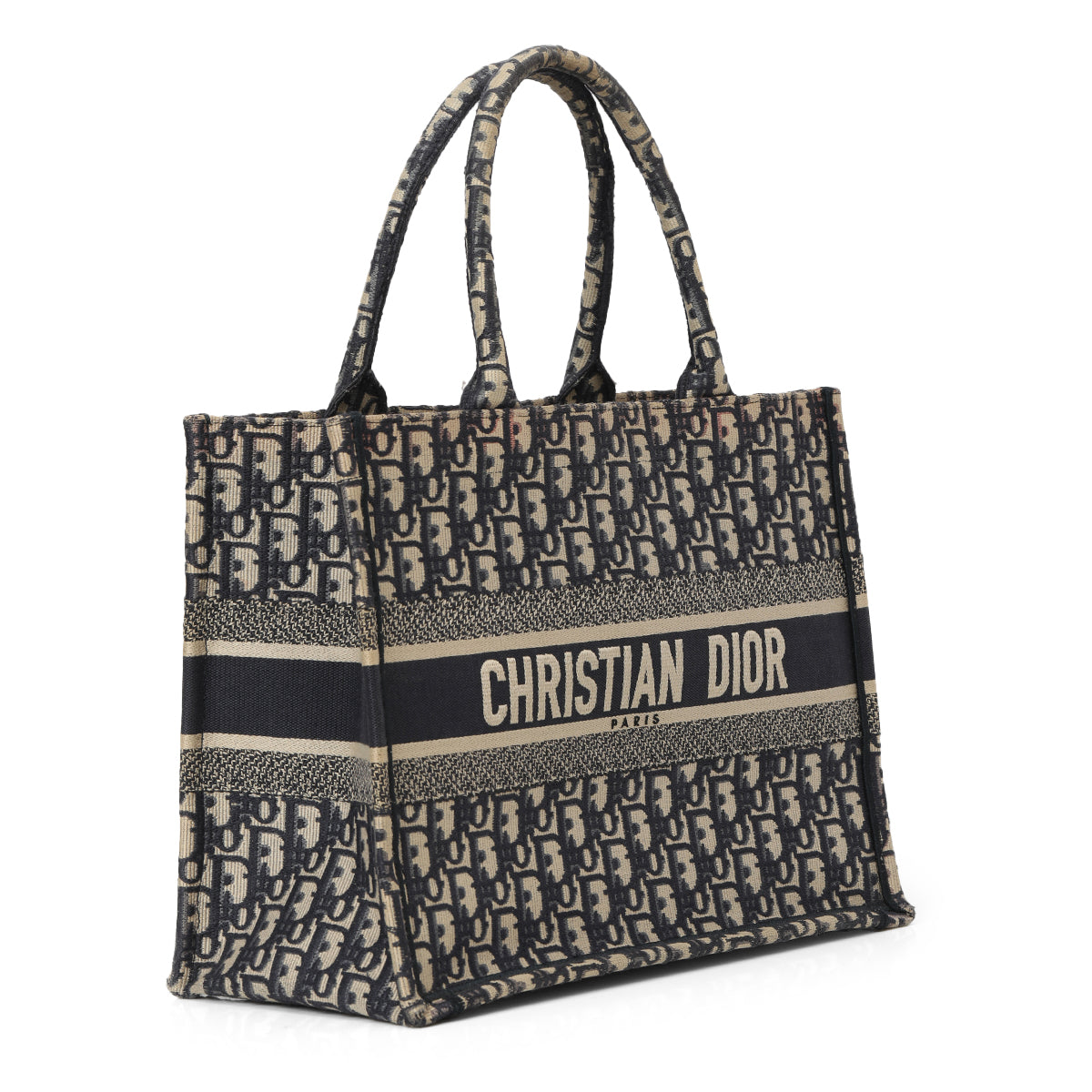 Oblique Jacquard Medium Book Tote