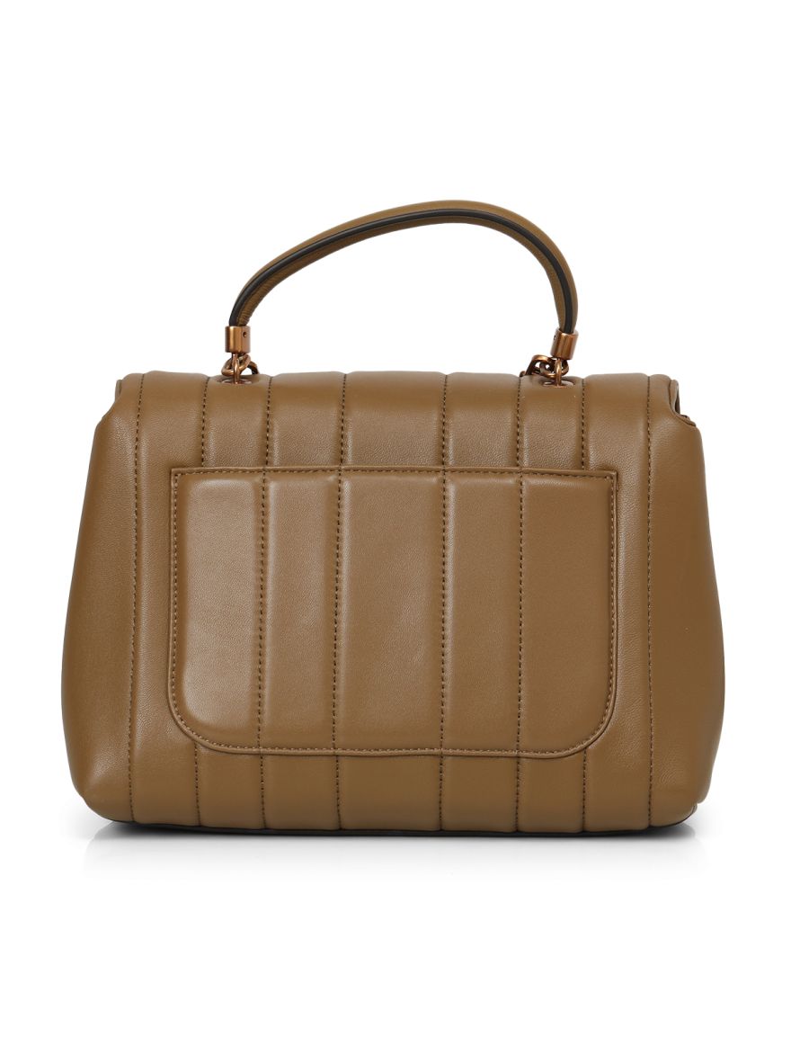 Kira Quilted Satchel With Adjustable Strap One Size