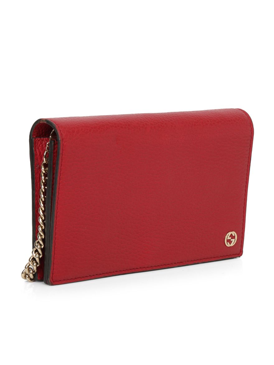 Blossom Leather Wallet On Chain