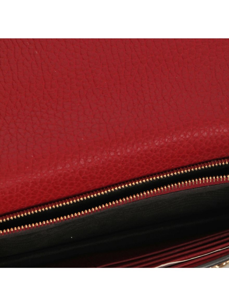 Blossom Leather Wallet On Chain